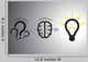 Problem Solution Concept Solving Wall Decal