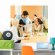 Lunch Break Office Colleagues Wall Decal