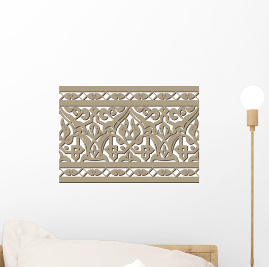 Horizontal Seamless Pattern Wall Decal
