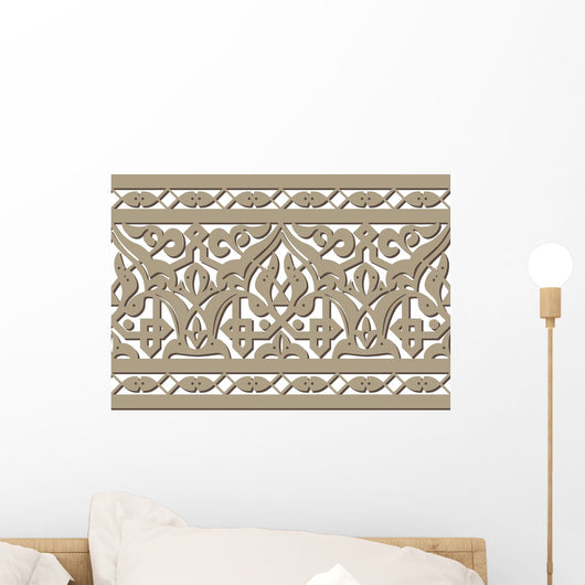 Horizontal Seamless Pattern Wall Decal
