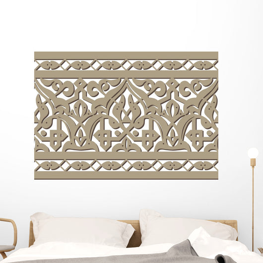 Horizontal Seamless Pattern Wall Decal