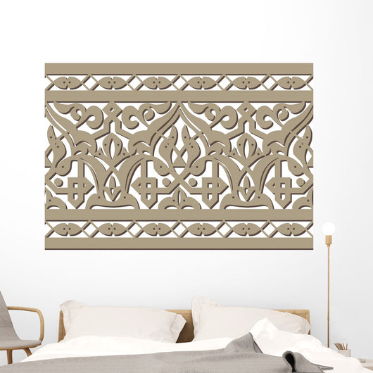 Horizontal Seamless Pattern Wall Decal