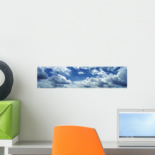 Wide Shot of Clouds Wall Decal