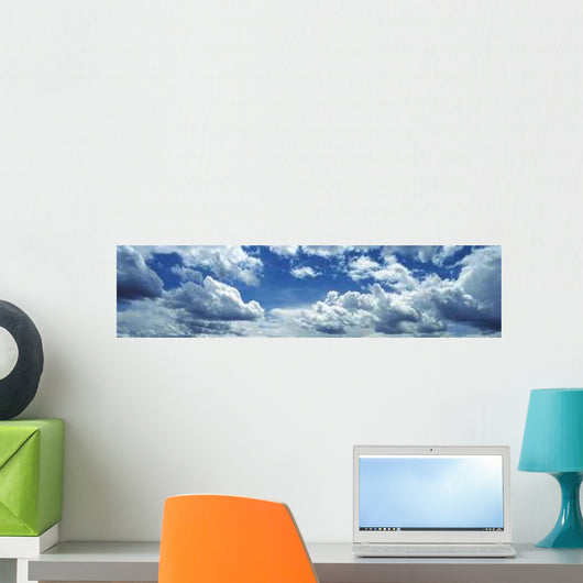 Wide Shot of Clouds Wall Decal