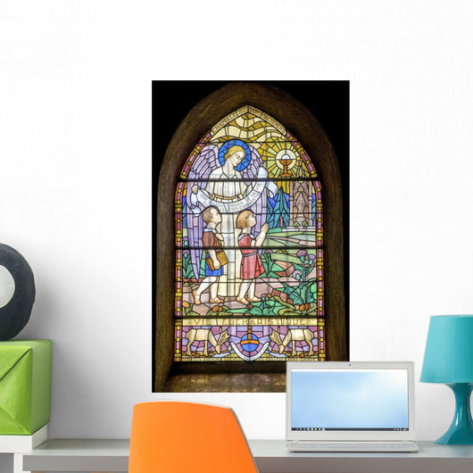 Pont-de-beauvoisin Stained Glass 5 Wall Decal