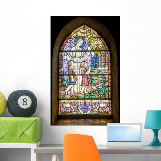 Pont-de-beauvoisin Stained Glass 5 Wall Decal