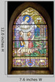 Pont-de-beauvoisin Stained Glass 5 Wall Decal