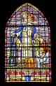 Pont-de-beauvoisin Stained Glass 4 Wall Decal