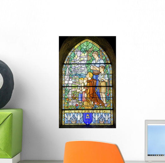 Pont-de-beauvoisin Stained Glass 2 Wall Decal