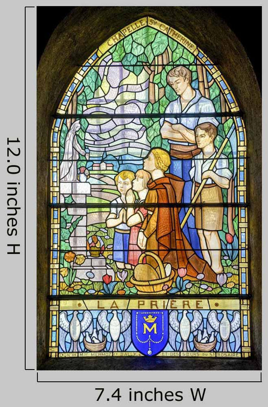 Pont-de-beauvoisin Stained Glass 2 Wall Decal