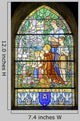 Pont-de-beauvoisin Stained Glass 2 Wall Decal