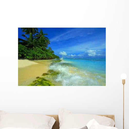 Malediven Strand Wall Decal