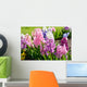 Hyacinth Flowers Close-up Garden Wall Decal