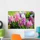 Hyacinth Flowers Close-up Garden Wall Decal