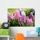 Hyacinth Flowers Close-up Garden Wall Decal