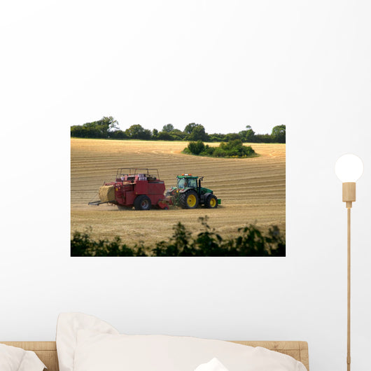 Hay Baling Wall Decal