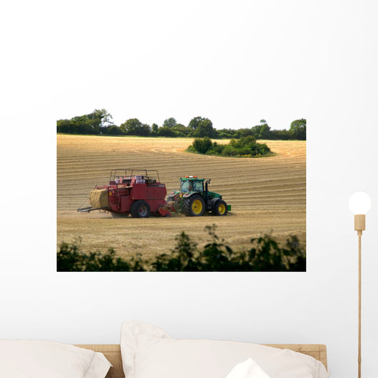 Hay Baling Wall Decal