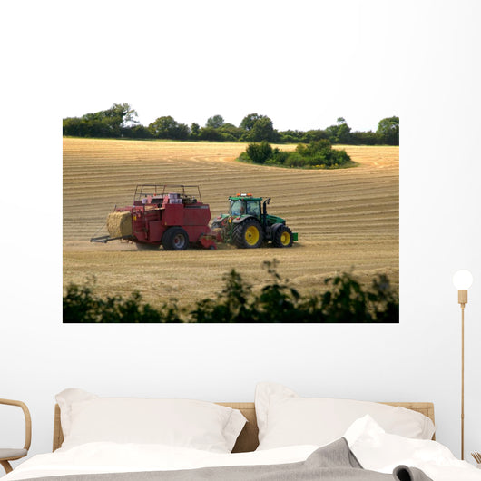 Hay Baling Wall Decal
