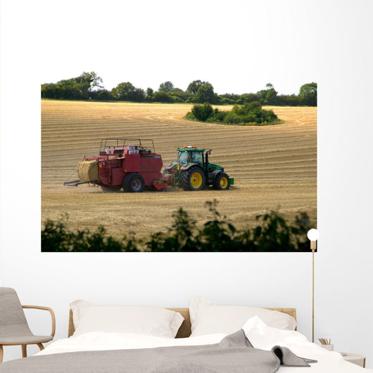 Hay Baling Wall Decal