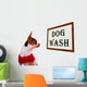 Dog Wash Sign Showing Wall Decal