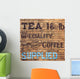 Old Tea Sign Wall Decal
