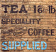 Old Tea Sign Wall Decal