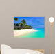 Beach Bungalows Tropical Island Wall Decal