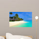 Beach Bungalows Tropical Island Wall Decal