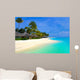 Beach Bungalows Tropical Island Wall Decal