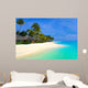 Beach Bungalows Tropical Island Wall Decal