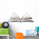 Open Book Pages Flipping Wall Decal