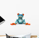 Blue Frog Wall Decal