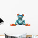 Blue Frog Wall Decal
