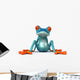 Blue Frog Wall Decal