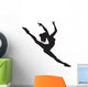 Ballerina Silhouette - Grand Jete Wall Decal
