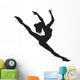 Ballerina Silhouette - Grand Jete Wall Decal