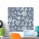 Traditional Floral Pattern Textile Wall Decal