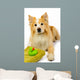 Dog Reading for Bath Wall Decal