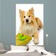 Dog Reading for Bath Wall Decal