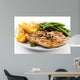 Grilled Steaks Baked Potatoes Wall Decal