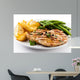 Grilled Steaks Baked Potatoes Wall Decal
