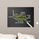 Healthy Living Wall Decal
