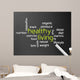 Healthy Living Wall Decal