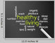 Healthy Living Wall Decal