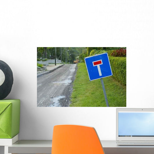 British No through Road Wall Decal