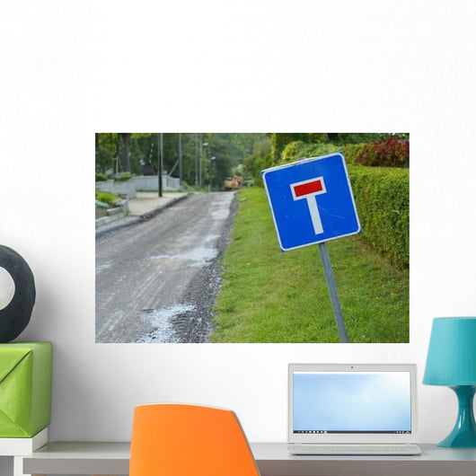 British No through Road Wall Decal