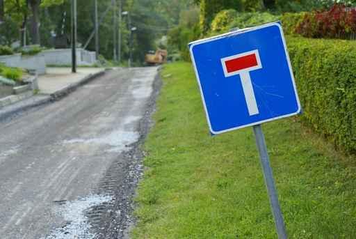 British No through Road Wall Decal