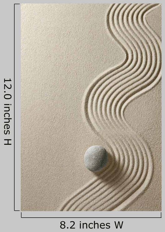 Zen Stone Wall Decal