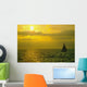 Sailboat Ocean Sunset Wall Decal