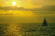 Sailboat Ocean Sunset Wall Decal